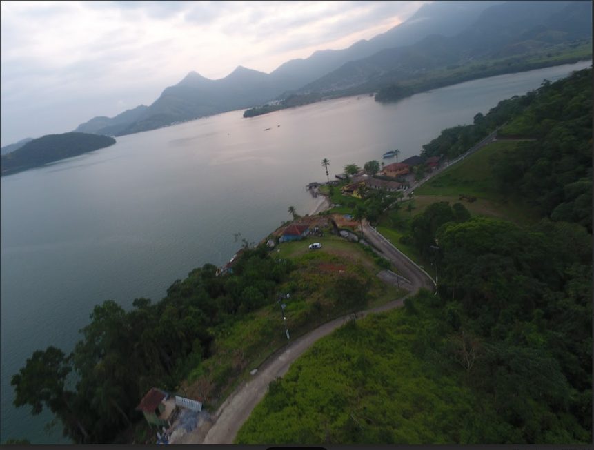 Vista aérea da Ilha do Jorge