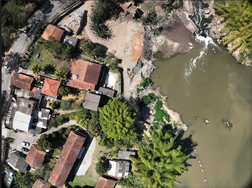 Batimetria no município de Areal — levantamento fluvial
