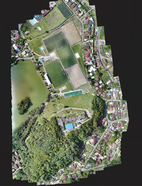 Ortofoto do centro de treinamento da CBF